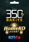 HomekoŞehri 350 AB Bakiye + 25 AB Bonus Bakiye + 25 AB Süper Bonus