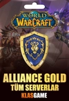 Wow EU Gold ALLIANCE (Tüm Serverlar) 10.000 Gold