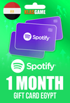 Spotify Gift Card Egypt - 1 Month Premium