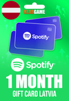 Spotify Gift Card Latvia - 1 Month LV