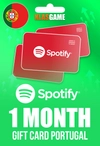 Spotify Gift Card Portugal- 1 Month PT