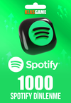 Spotify Müzik Dinleme Listesi - 1000 Dinlenme