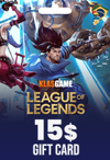 League Of Legends 15 Usd Riot Gift Card
