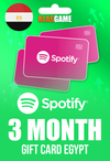 Spotify Gift Card Egypt - 3 Month Premium