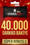Darkko 25000 TL Bakiye + 15000 TL Süper Bonus Bakiye