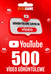 Youtube 500 Video Görüntüleme