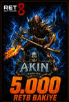 AkınGaming - 5.000 RB + 2.500 RB Bonus