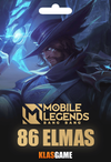 Mobile Legends: Bang Bang - 78  Elmas + 8 Elmas (Global)