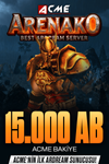 ArenaKO - 10.000 AB + 5.000 AB Süper Bonus  ( 300.000 KC Değerinde )