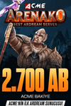 ArenaKO - 2.000 AB + 700 AB Süper Bonus ( 54.000 KC Değerinde )