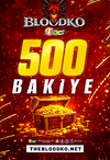 BloodKO 500 TL Bakiye