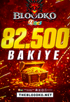 BloodKO 50000 TL Bakiye + 32500 TL Bonus