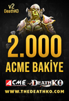 Deathko 2.000 AB + 2000 Bonus AB