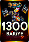 Realko 1000 RB + 300 RB Bonus (26.000 KC Değerinde)