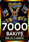 Realko 5000 RB + 2000 RB Bonus (140.000 KC Değerinde)
