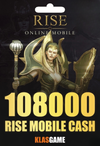 Rise Online World Mobile 108000 Cash
