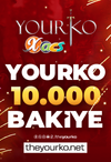 YourKO - 5.000 TL Bakiye + 5.000 TL Bonus Bakiye