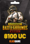 Pubg Mobile 8100 UC