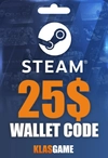 Steam 25 USD Wallet Code