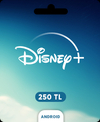 Disney Plus Hediye Kartı - 250 TL (Android Türkiye)