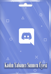 Discord Kadın Yabancı Sunucu Üyesi 1500 Adet