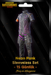 Neon Punk Sleeveless Set (15 Days)