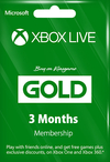 Xbox Live Gold 3 Months Membership