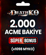 Deathko MYKO - 2.000  AB + 600 AB Bonus