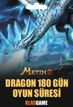 Metin2 Dragon 180 Gün Oyun Süresi