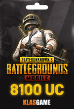 Pubg Mobile 8100 UC