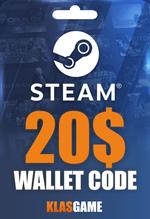 Steam 20 USD Wallet Code