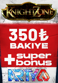 350 AB Bakiye + 25 Bonus + 25 Süper Bonus