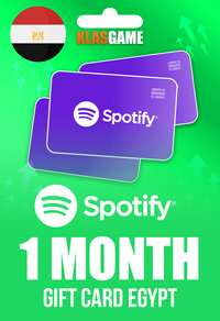 Spotify Gift Card Egypt - 1 Month Premium