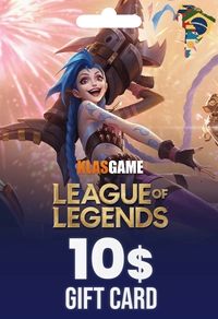 League Of Legends 10 Usd Riot Gift Card