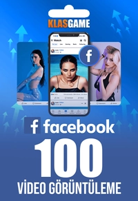 100 Adet Facebook Video Görüntüleme