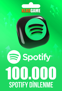 Spotify Müzik Dinleme Listesi - 100000 Dinlenme