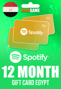 Spotify Gift Card Egypt - 12 Month Premium