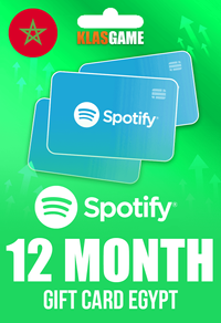 Spotify Gift Card Morocco - 12 Month Premium