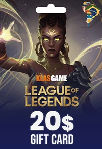 League Of Legends 20 Usd Riot Gift Card
