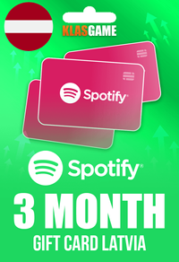 Spotify Gift Card Latvia - 3 Month LV