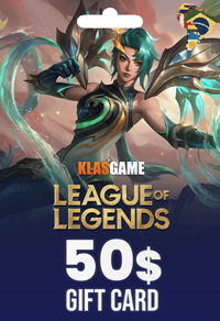 League Of Legends 50 Usd Riot Gift Card