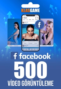 500 Adet Facebook Video Görüntüleme