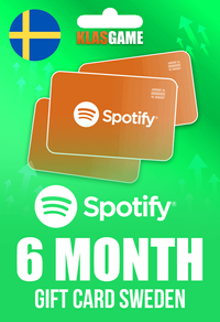Spotify Gift Card Sweden- 6 Month SEK