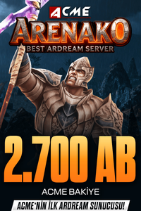 ArenaKO - 2.000 AB + 700 AB Süper Bonus ( 54.000 KC Değerinde )