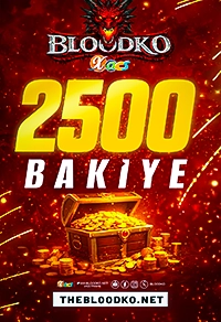 BloodKO 2000 TL Bakiye + 500 TL Bonus