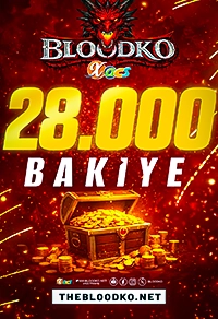 BloodKO 20000 TL Bakiye + 8000 TL Bonus