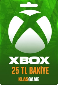 XBox Live 25 TL Bakiye