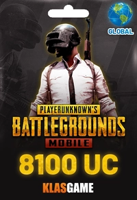 Pubg Mobile 8100 UC Global