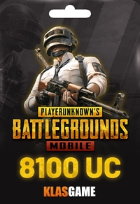 Pubg Mobile 8100 UC