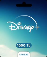 Disney Plus Hediye Kartı - 1000 TL (Android Türkiye)